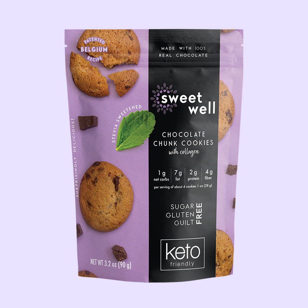 Keto Chocolate Chunk Cookies 3 Pack