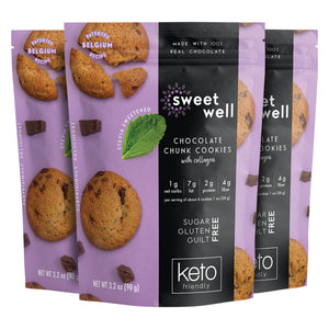 
                  
                    Load image into Gallery viewer, Keto Chocolate Chunk Cookies 3 Pack
                  
                