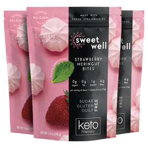 
                  
                    Load image into Gallery viewer, Keto Strawberry Meringue Bites 3 Pack
                  
                