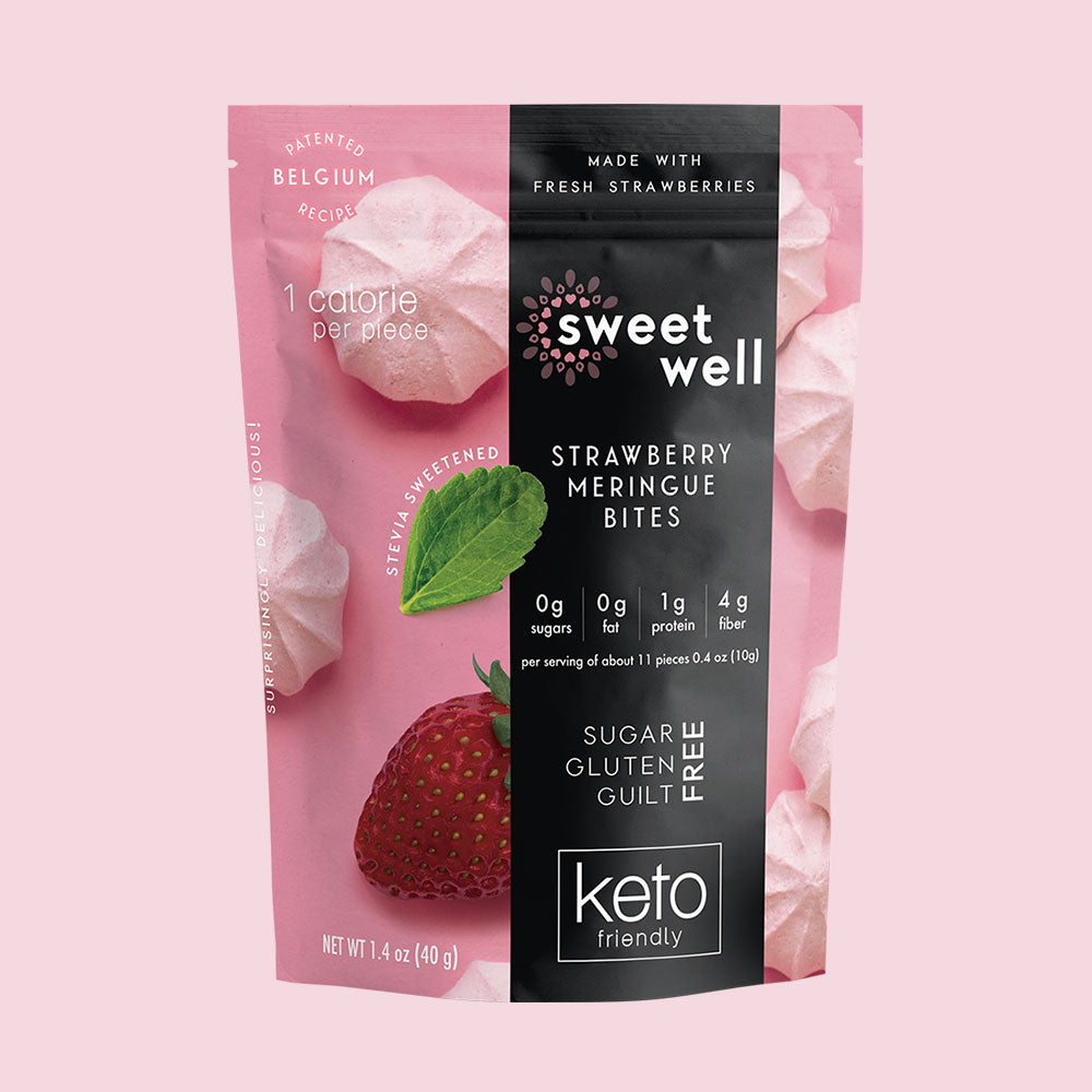 
                  
                    Load image into Gallery viewer, Keto Strawberry Meringue Bites 3 Pack
                  
                
