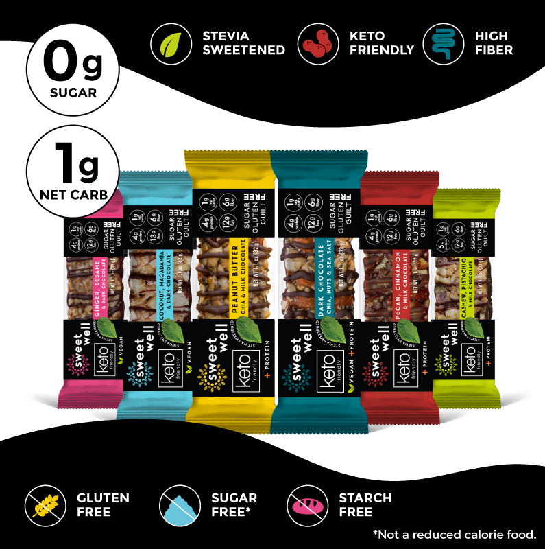 
                  
                    Load image into Gallery viewer, Keto Chocolate Bars Variety 12 Pack
                  
                